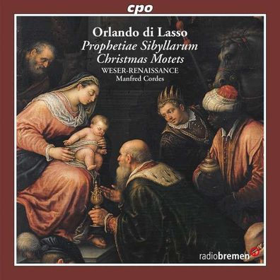 Orlando di Lasso (Lassus) (1532-1594): Prophetiae Sibyllarum (22 Weihnachtsmotetten)