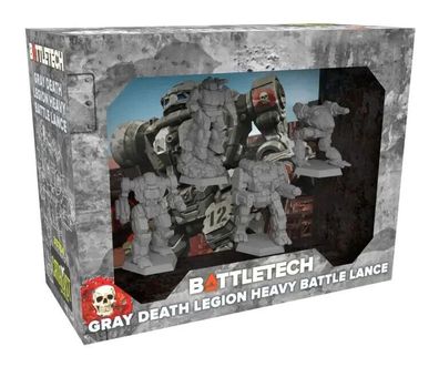 CAT35765 - "BattleTech Gray Death Legion Heavy Battle Lance" (Catalyst)