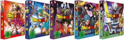 Dragonball Super - Box 1-5 - Episoden 1-76 - DVD - NEU