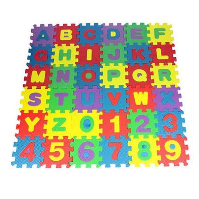 36pcs Number Alphabet Puzzle Foam Maths Educational Toy Gift