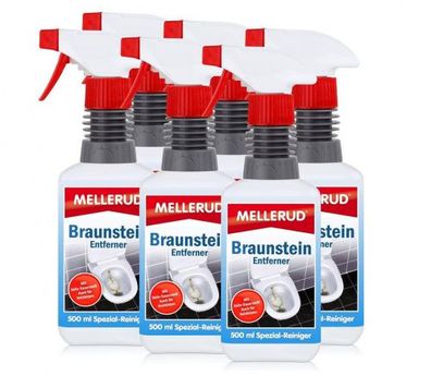 6 x Mellerud Braunstein Entferner – Chlorfreies Reinigungsmittel zum Entfernen von Br