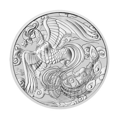 Silbermünze Myths & Legends Phoenix 1 oz 999 Silber 2022
