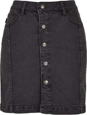 Urban Classics Damen Ladies Organic Stretch Button Denim Skirt