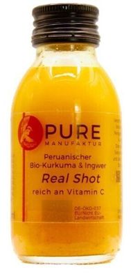 29,00 € / L | Pure Ginger Pure Shot Bio-Orange-Kurkuma- Ingwer 100 ml