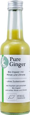 39,60 € / L | Pure Ginger Green Bio-Ingwer mit Zitrone und Minze 250 ml