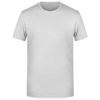 Basic Herren T-Shirt - ash 108 S