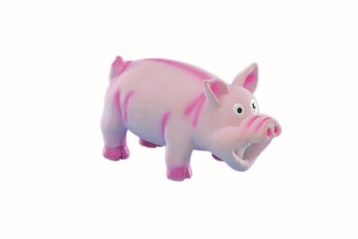 Latex Schwein, pink, 15cm