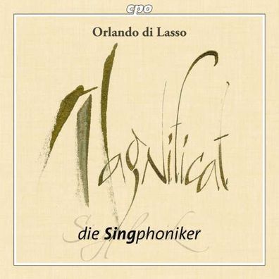 Orlando di Lasso (Lassus) (1532-1594): Magnificat sexti toni - CPO - (CD / Titel: H