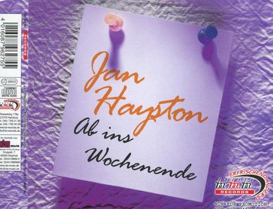 Maxi CD Jan Hayston / Ab ins Wochenende