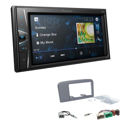 Pioneer 2-DIN Autoradio Kamera-IN für Volvo S80 I 1998-2008 anthrazit