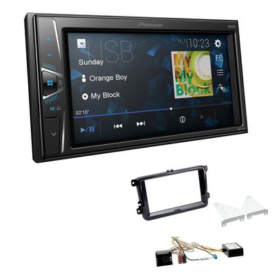 Pioneer Touchscreen Autoradio Kamera-IN für Skoda Yeti ab 2009 Canbus