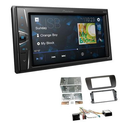Pioneer Touchscreen Autoradio Kamera-IN für Seat Ibiza IV nitschwarz inkl Canbus