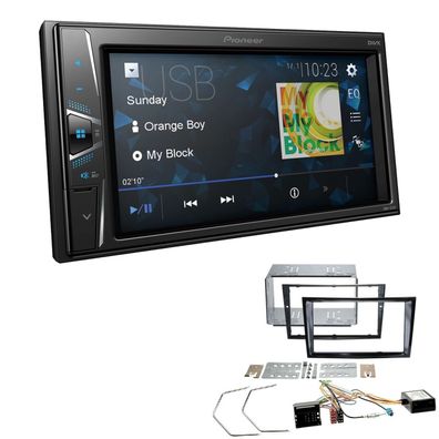 Pioneer Touchscreen Autoradio Kamera-IN für Opel Zafira B schwarz inkl Canbus