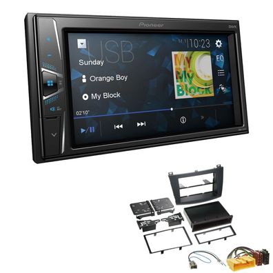 Pioneer Touchscreen Autoradio Kamera-IN für Mazda 3 2009-2013 schwarz