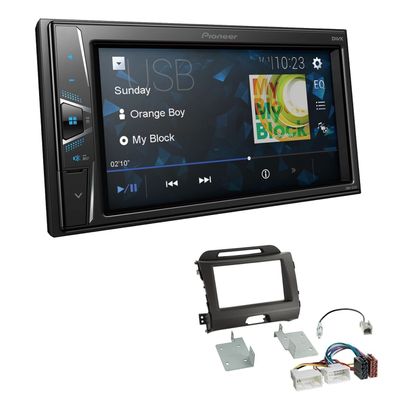 Pioneer Touchscreen Autoradio Kamera-IN für KIA Sportage 2010-2015 schwarz