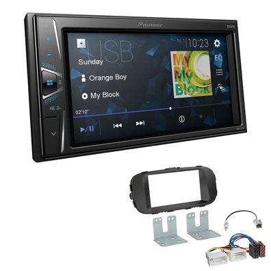 Pioneer Touchscreen Autoradio Kamera-IN für KIA Soul II matt schwarz ab 2014