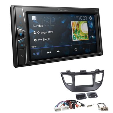 Pioneer Touchscreen Autoradio Kamera-IN für Hyundai Tucson ab 2015 schwarz