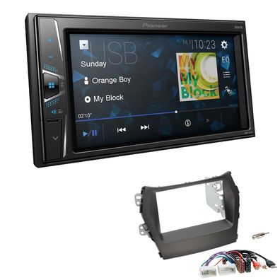 Pioneer Touchscreen Autoradio Kamera-IN für Hyundai Santa Fe III ab 2012