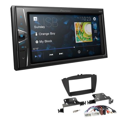 Pioneer Touchscreen Autoradio Kamera-IN für Hyundai IX35 ab 2013 schwarz