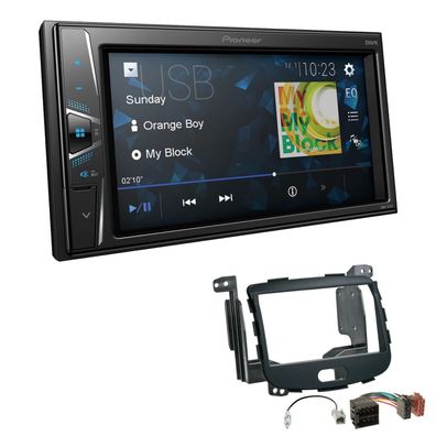 Pioneer Touchscreen Autoradio Kamera-IN für Hyundai i10 Rubbertouch 2008-2013
