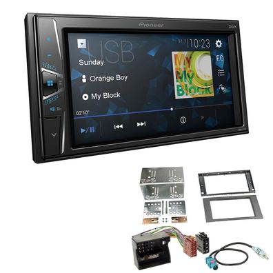 Pioneer Touchscreen Autoradio Kamera-IN für Ford Kuga II 2008-2012 in silber