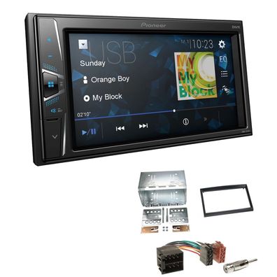Pioneer Touchscreen Autoradio Kamera-IN für Fiat Scudo ab 2007 schwarz