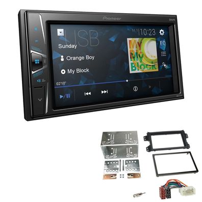 Pioneer Touchscreen Autoradio Kamera-IN für Suzuki Splash 2008-2014 schwarz