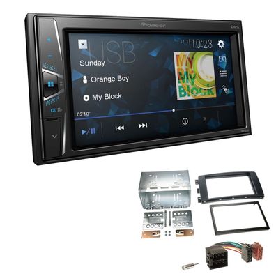 Pioneer Touchscreen Autoradio Kamera-IN für Smart ForTwo 2007-2010 schwarz