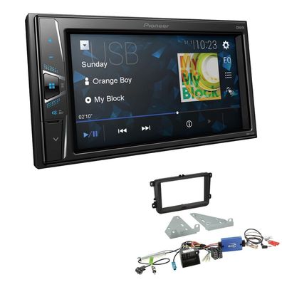 Pioneer Touchscreen Autoradio Kamera-IN für Skoda Rapid Canbus und LFB