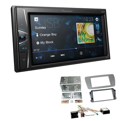 Pioneer Touchscreen Autoradio Kamera-IN für Seat Ibiza IV dublingrey inkl Canbus