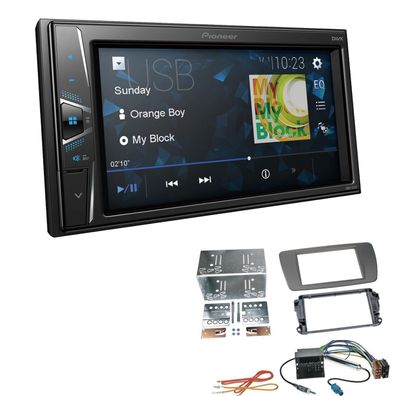 Pioneer Touchscreen Autoradio Kamera-IN für Seat Ibiza IV conemaragrau