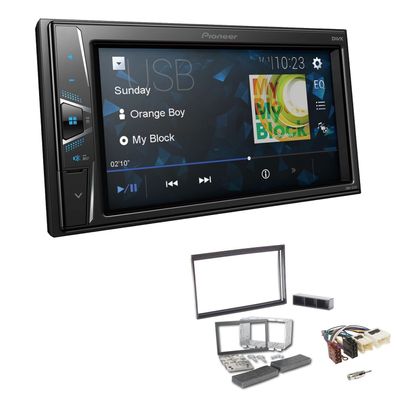 Pioneer Touchscreen Autoradio Kamera-IN für Nissan Micra III 2003-2010 schwarz