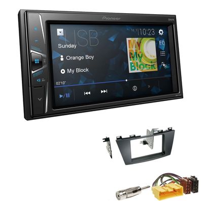 Pioneer Touchscreen Autoradio Kamera-IN für Mazda 5 ab 2010 in schwarz