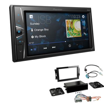 Pioneer Touchscreen Autoradio Kamera-IN für Jeep Patriot 2008-2011 schwarz