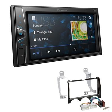 Pioneer Touchscreen Autoradio Kamera-IN für Hyundai Genesis ab 2012 piano black