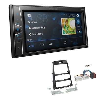 Pioneer Touchscreen Autoradio Kamera-IN für Hyundai Genesis 2010-2013 schwarz