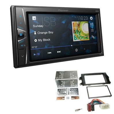Pioneer Touchscreen Autoradio Kamera-IN für Fiat Sedici ab 2006 schwarz