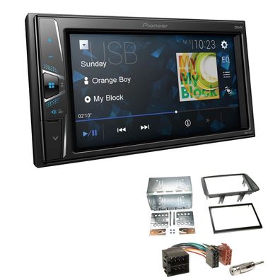 Pioneer Touchscreen Autoradio Kamera-IN für Fiat Panda 2003-2012 grau