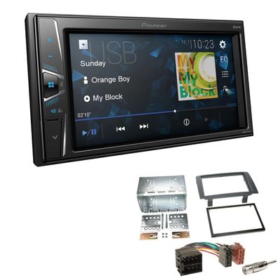 Pioneer Touchscreen Autoradio Kamera-IN für Fiat Idea 2003-2011 schwarz