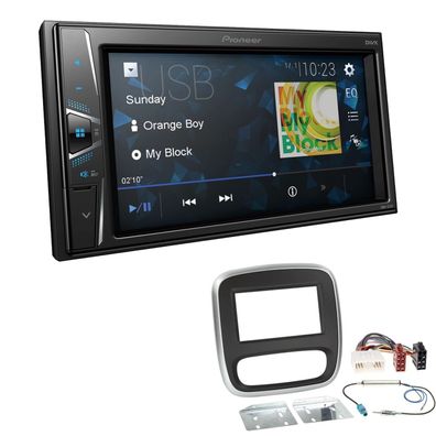 Pioneer Touchscreen Autoradio Kamera-IN für Opel Vivaro ab 2014 silber/ schwarz