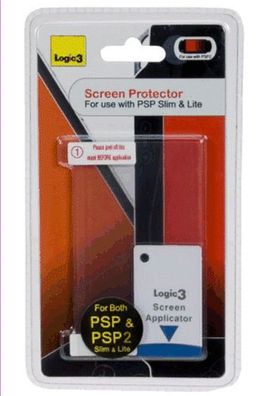 Logic 3 PSP2 Screen Protector Clear (SONY® PSP Zubehör) - Logic 3 PSP553 - (SONY® ...