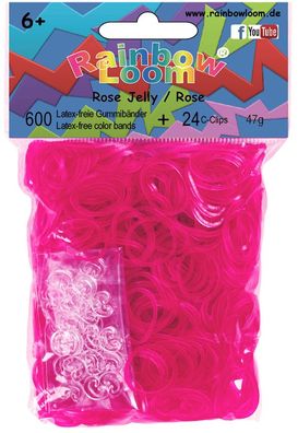 Rainbow Loom Jelly Rose 600 Gummibänder - Rainbow 020914 - (Sp...