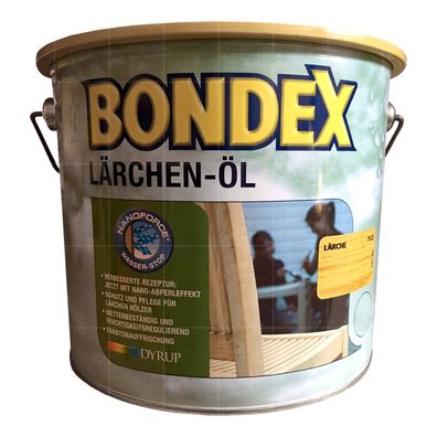 BONDEX Laerchenoel - 2.5 LTR (LAERCHE) Holzöl Holzpflege Holzschutz Pflegeöl