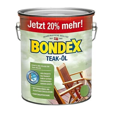 BONDEX TEAK-ÖL - 3 LTR (TEAK) Pflegeöl Schutzöl Holzöl Wetterschutzöl