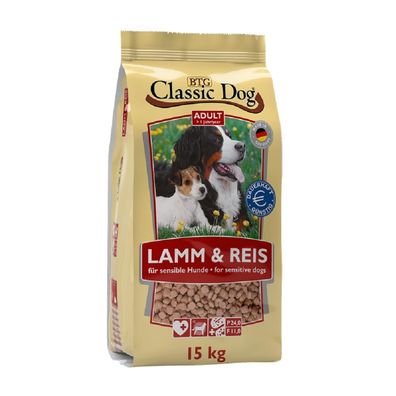 Classic Dog? Lamm&Reis - 15kg ? Trockenfutter