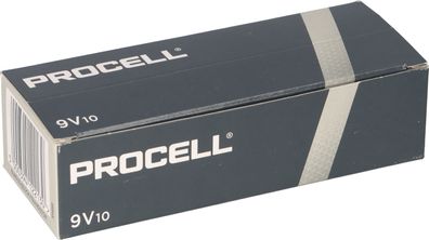 10x Duracell Procell MN1604 9V-Block Originalkarton (10St.)