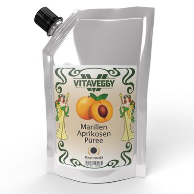 Vitaveggy Marillen-püree - Aprikosen-püree 1kg Food-United für Smoothies Saft Tee
