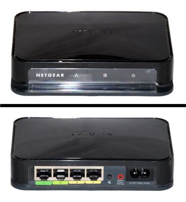 Netgear AV Adapter with Ethernet Switch XAV1004 Powerlan dlan Powerline