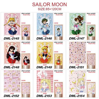 AC Sailor Moon Türvorhang Usagi Tsukino Trennvorhang mit Seil Winddichter Wandteppich