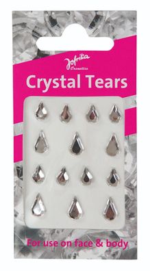 Jofrika Cosmetics 713290 - Crystal Tears, Selbstklebende, diamantfarbene Sticker